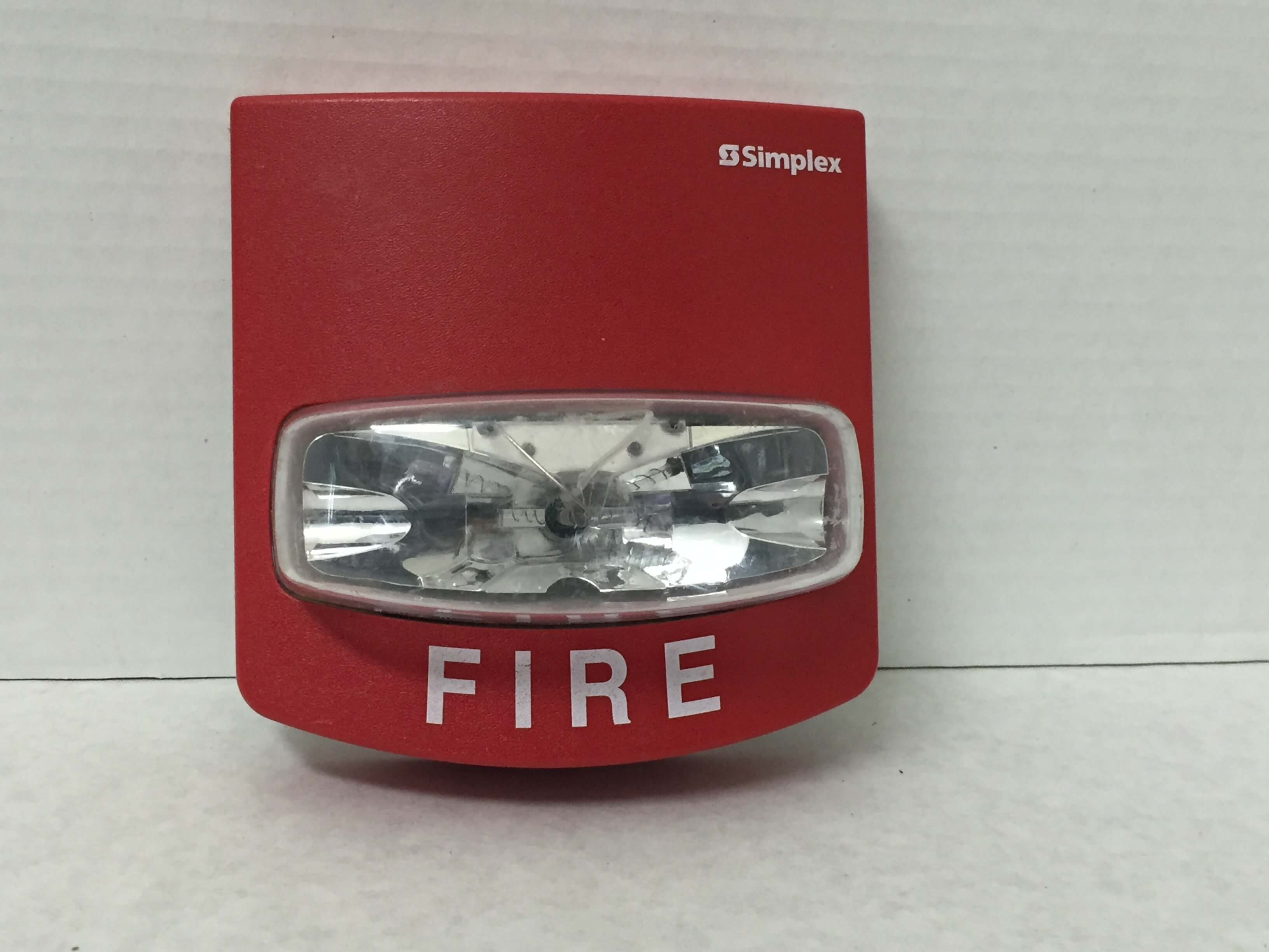SIMPLEX 4904-9135 30 CD Red Wall Strobe BASE ONLY! 