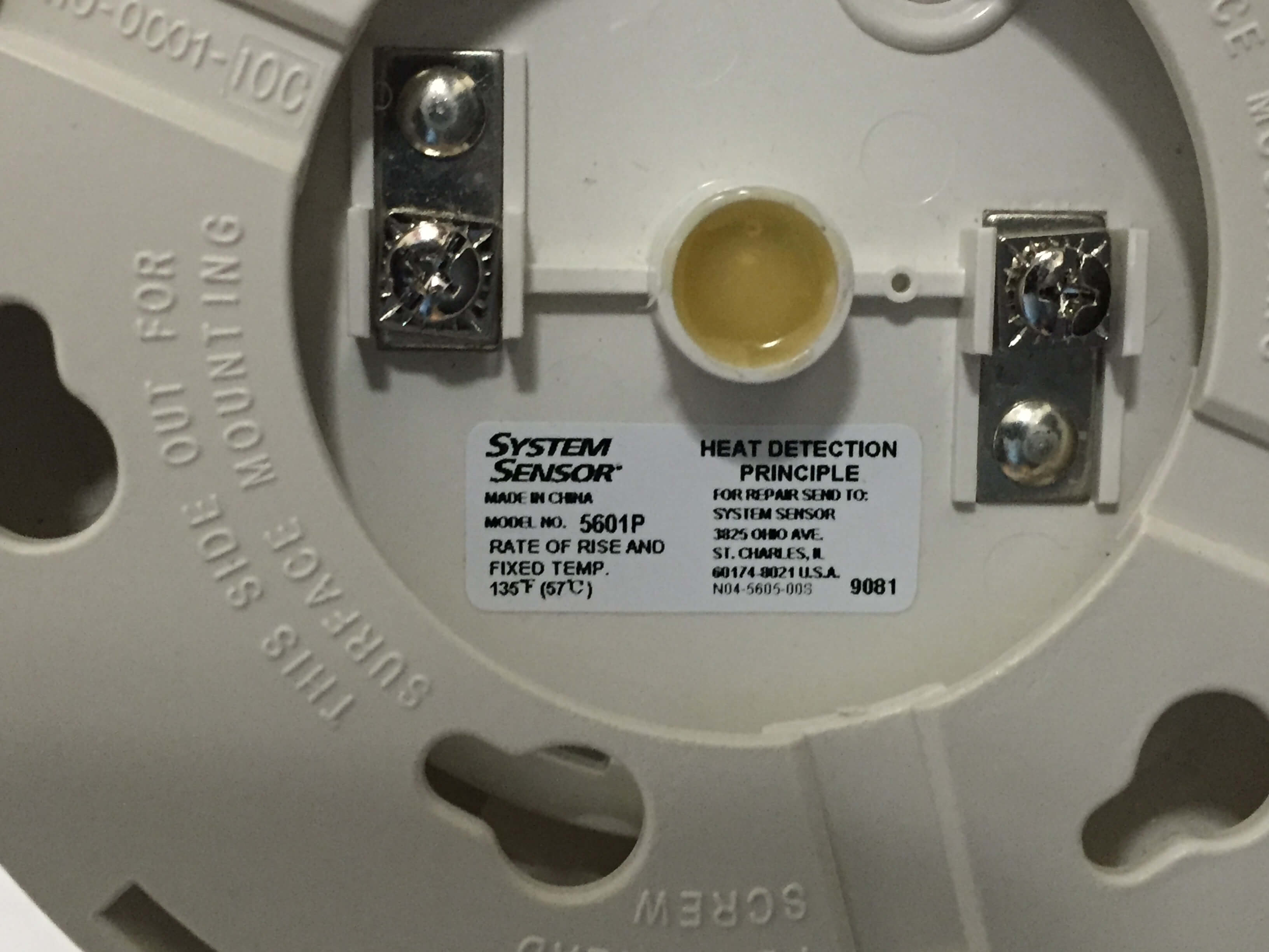 System Sensor 5601P Heat Detector