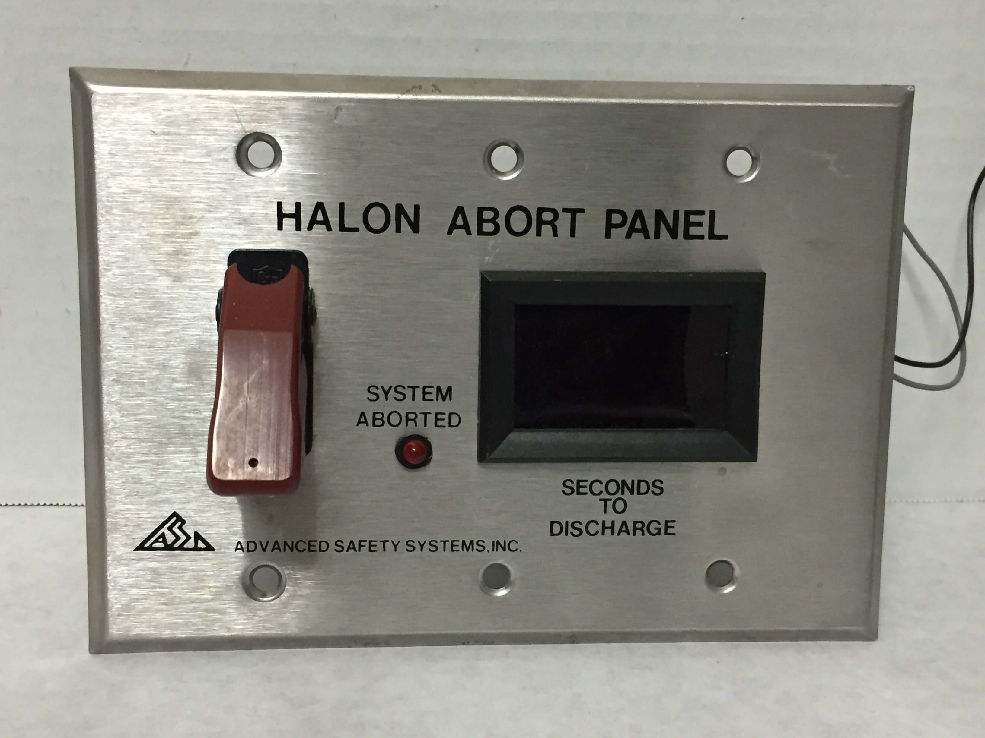 Advanced Safety Systems Halon Abort